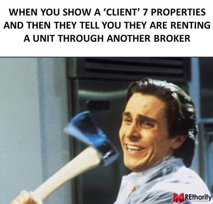 Man with axe for realtor meme feature