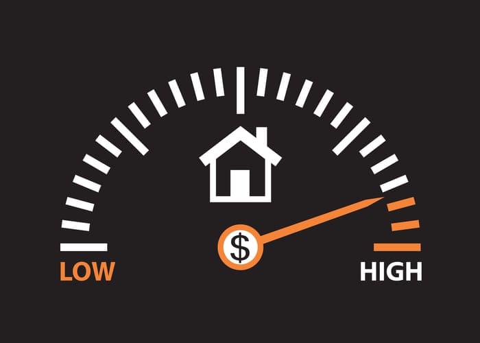 home value is high. real estate prices are going up for a blog post on selling a home fsbo