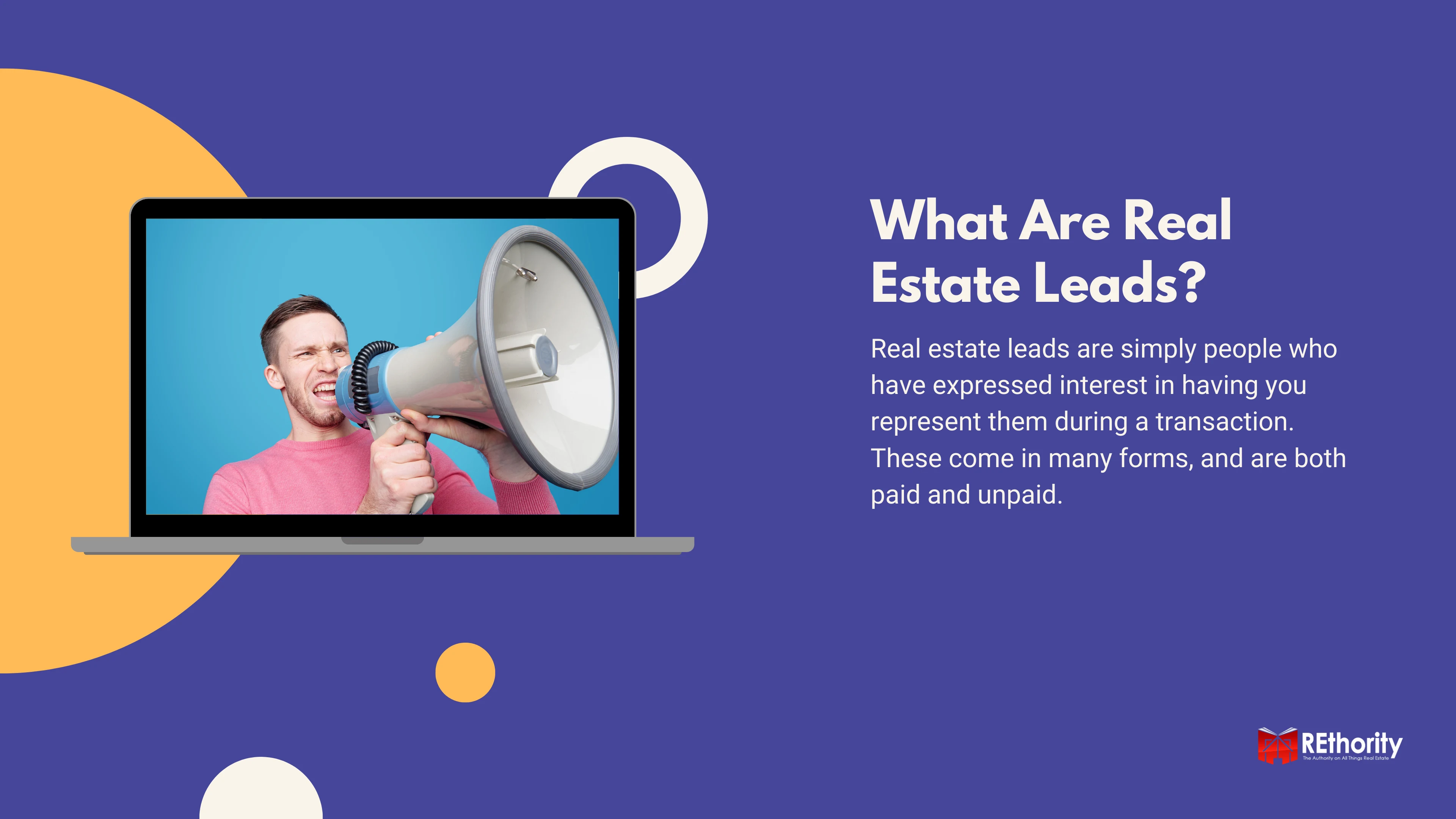 What are real estate leads graphic