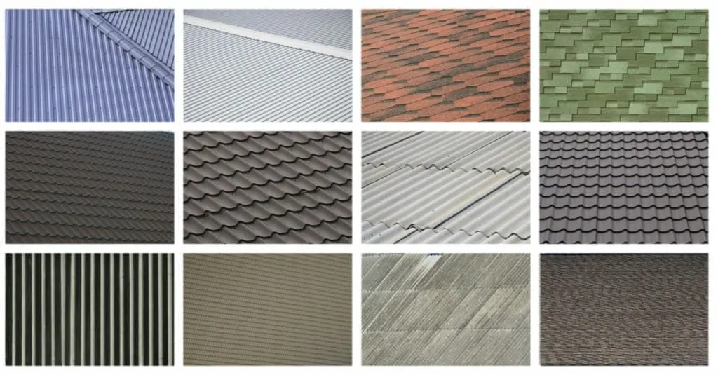 Various types of roof thumbnails as the featured image for a piece on how long does a roof last