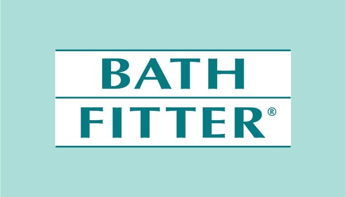 The Bath Fitter logo illustrated against a green background