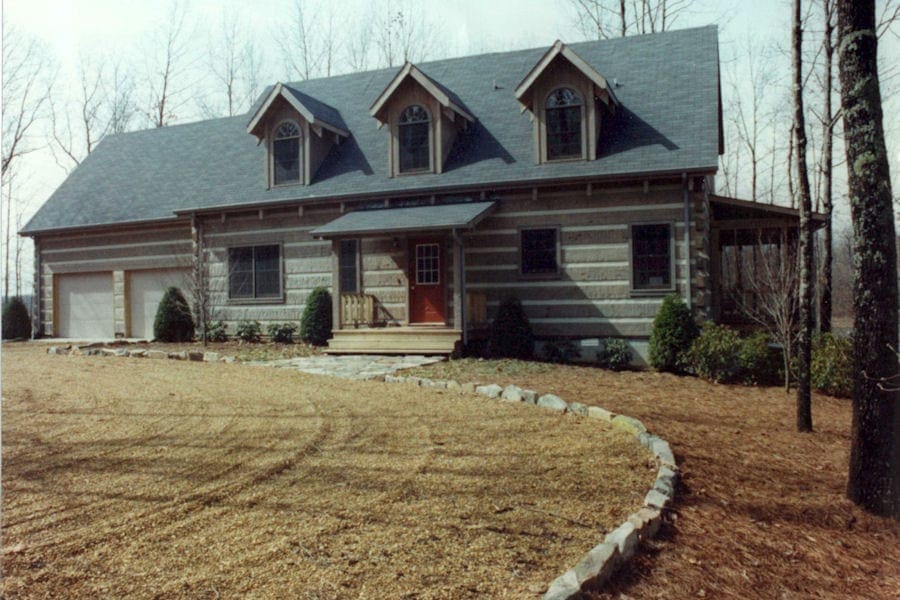 Battlecreek log home picture from the website gallery