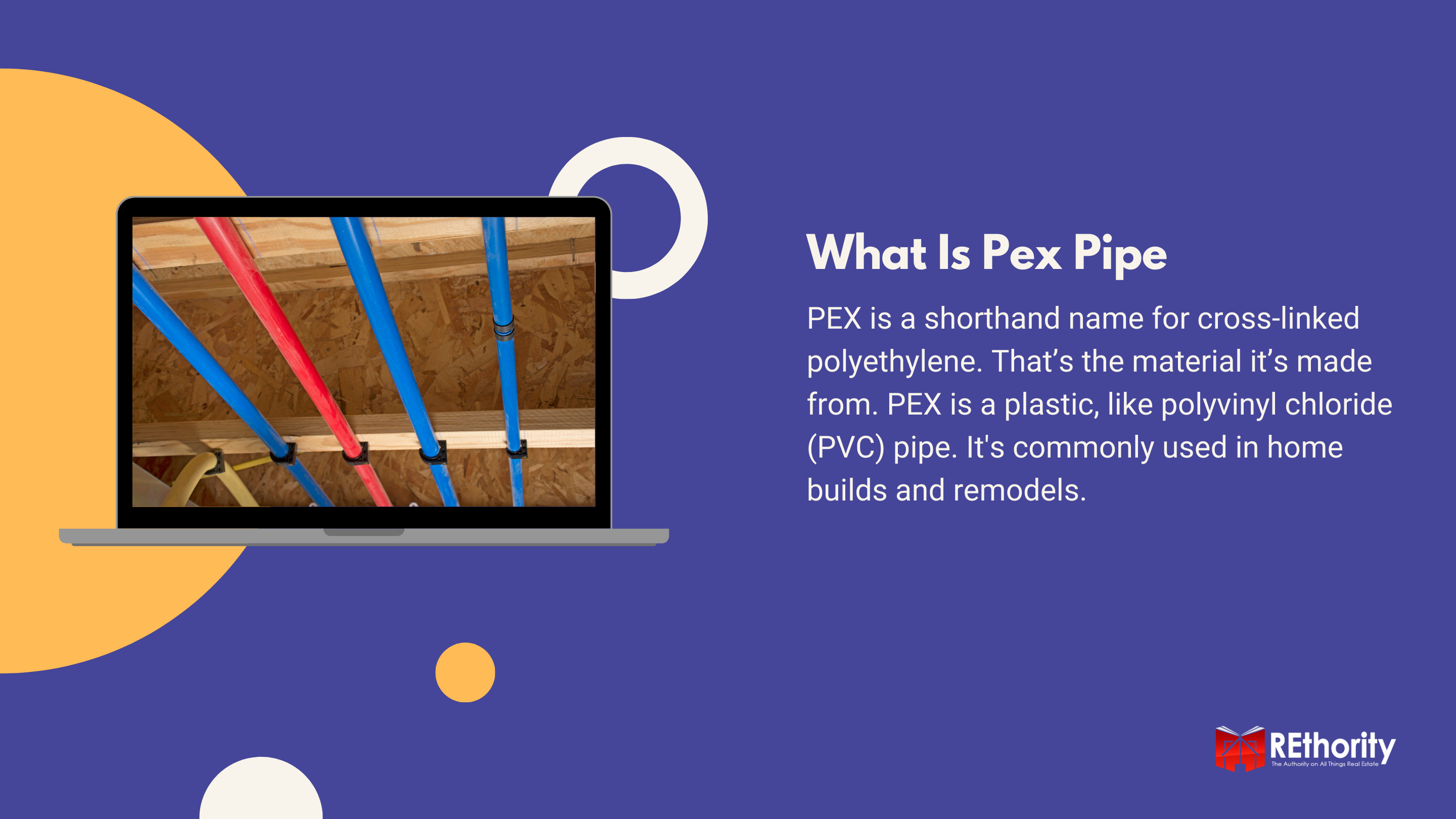 What Is Pex Pipe graphic explaining the pros and cons of each