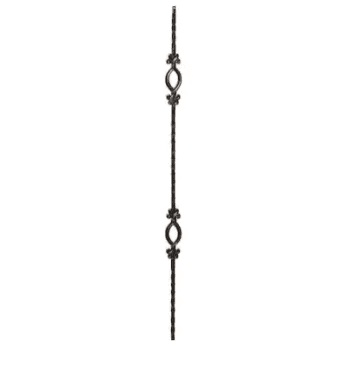 L.J. Smith Stair Systems 44-in Oil-Rubbed Bronze Wrought Iron Classic Stair Baluster