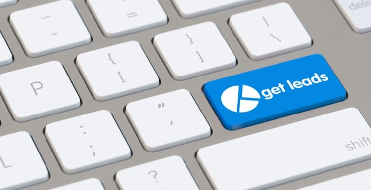 Get leads icon on blue key of computer keyboard (3D Rendering) as the featured image for a piece on Leadpropeller