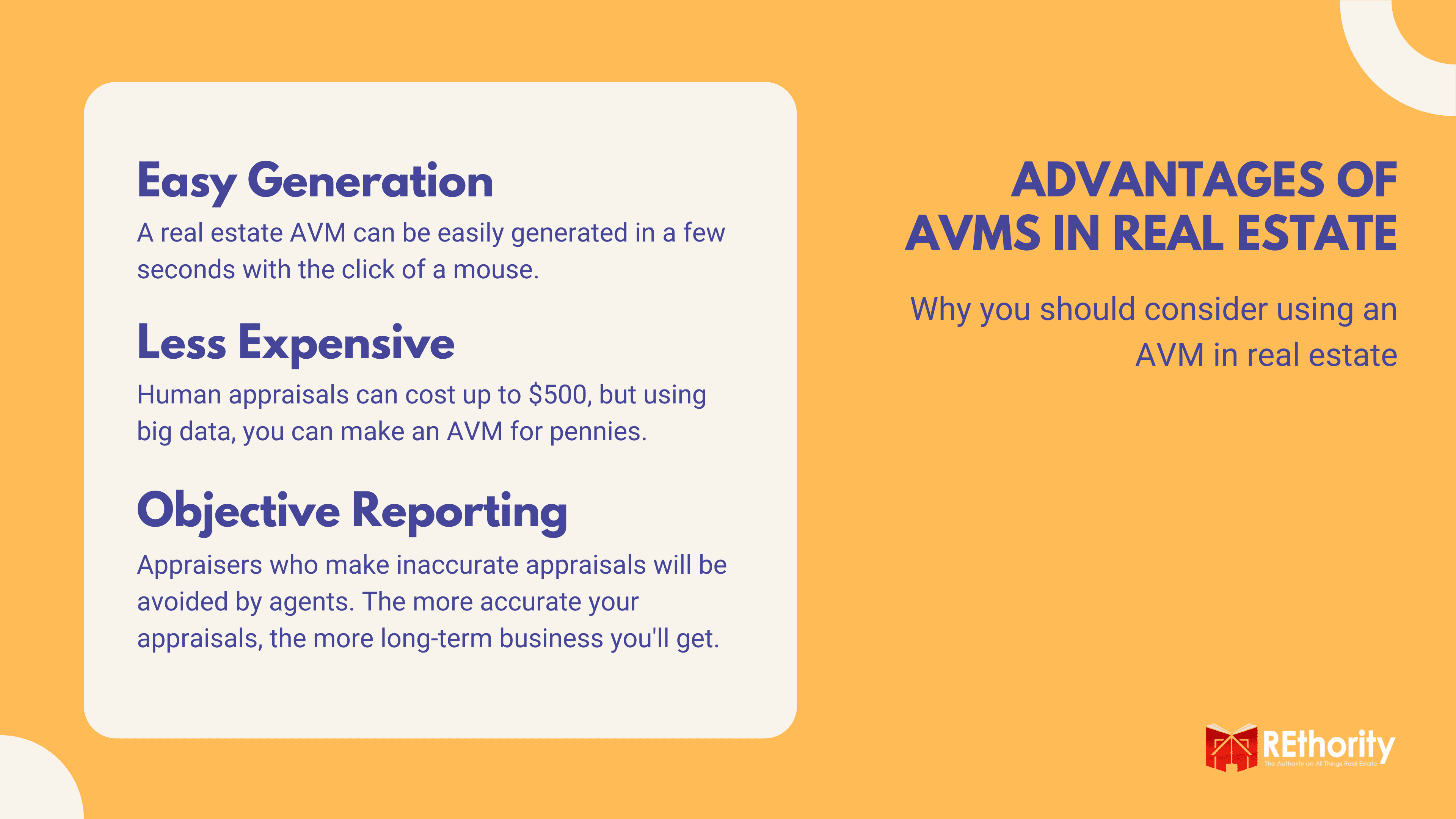 Advantages of AVMs in real estate