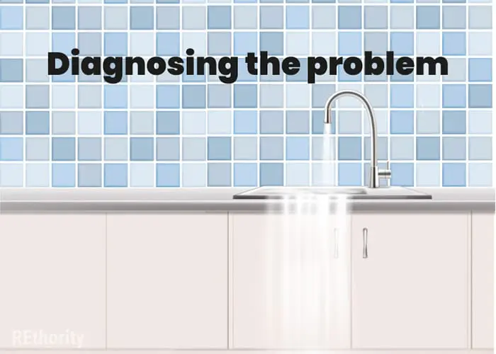 Step one in fixing a clogged laundry drain is to diagnose the problem