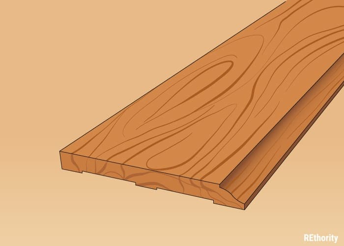 Inexpensive Softwoods (Pine, Poplar, etc.) type of baseboard