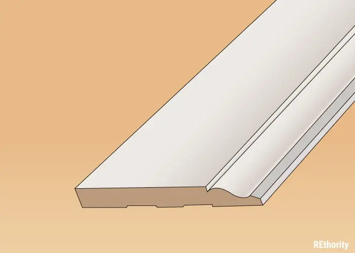 For a piece on baseboard materials, a mdf molding sheet