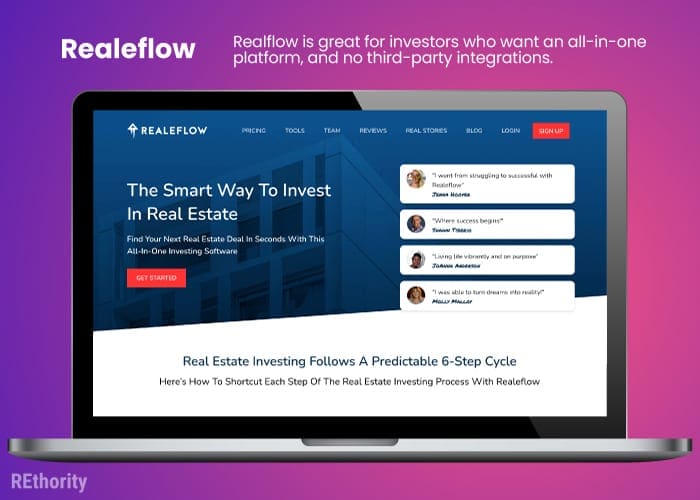 Realeflow investing platform