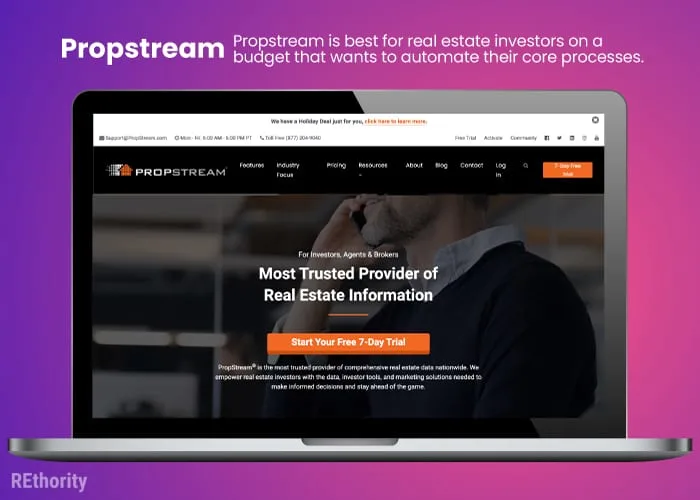 The best real estate investing software is propstream because of its price and flexibility