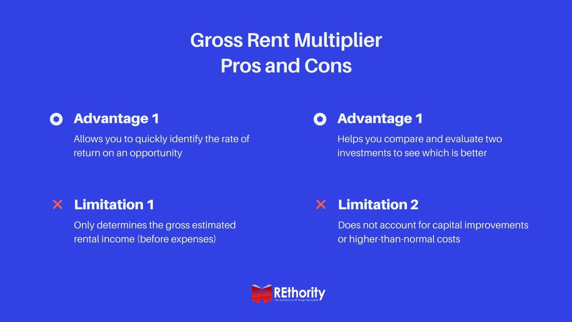 Gross rent multiplier pros and cons