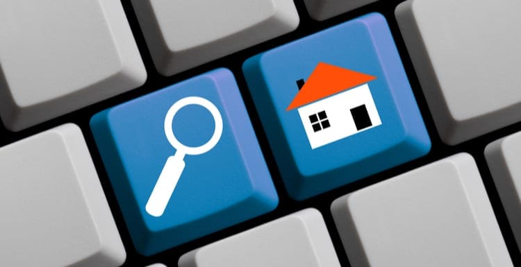 Search for real estate online - symbols on computer keyboard as the featured image for a piece on what is IDX?