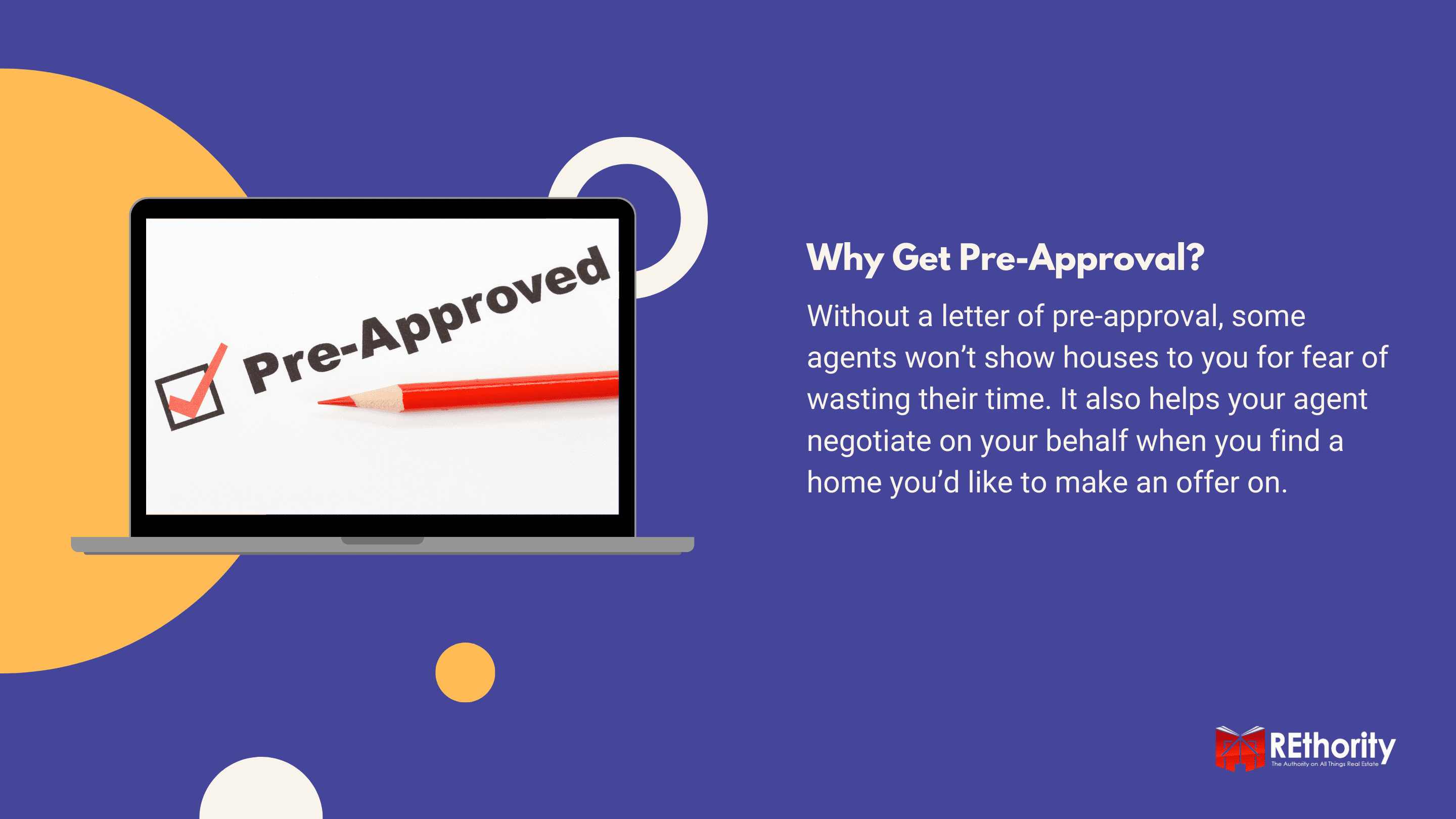 Why Get Pre-Approval as an image for a piece on the steps to buying a house