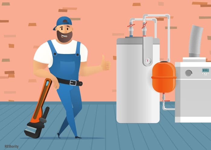 When to call a plumber when your water heater is leaking from the top