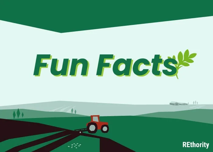 How big is an acre fun facts graphic