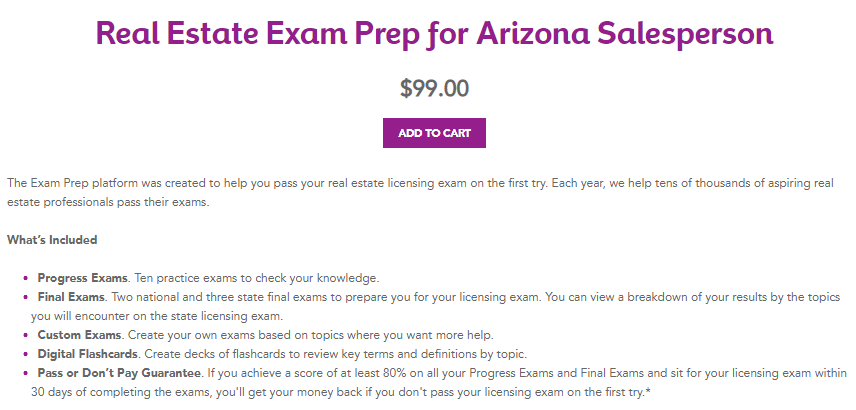 Instead of taking a real estate exam prep crash course, take the online version for less money