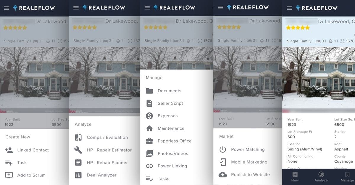 Realeflow property listings
