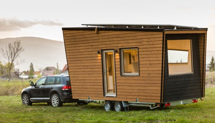Mobile tiny house. Great for outdoor experiences and wildlife. Lots of mobility and pure adventure. No need for special authorizations, only a decent car to pull this tiny house and off you go.