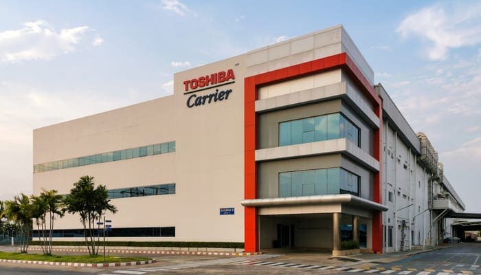 Image of the carrier air conditioner factory in Thailand for a piece on carrier ac unit prices