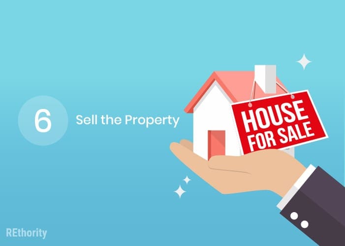 Image showing a person holding a tiny model house and a set of keys titled Search for Properties Below Market Value