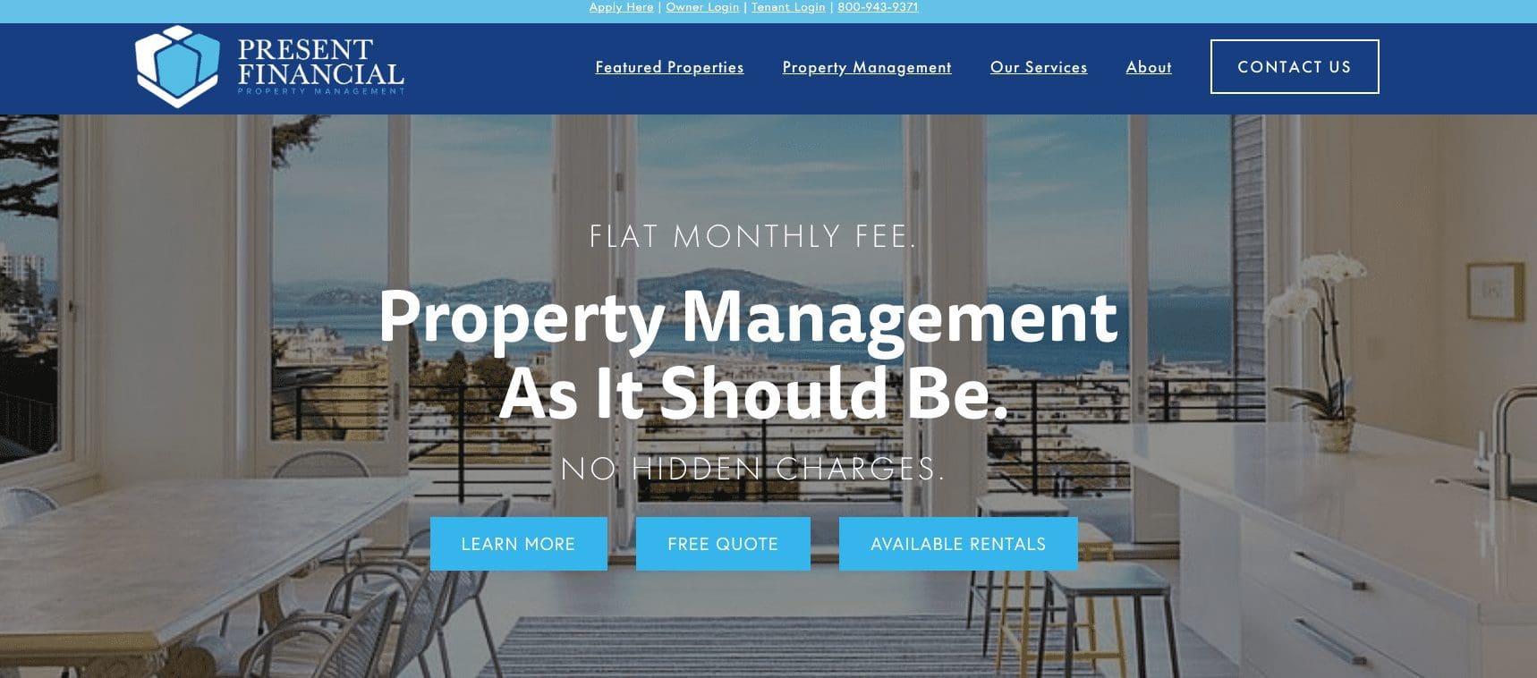 Present financial property management for a piece on Property Management San Francisco