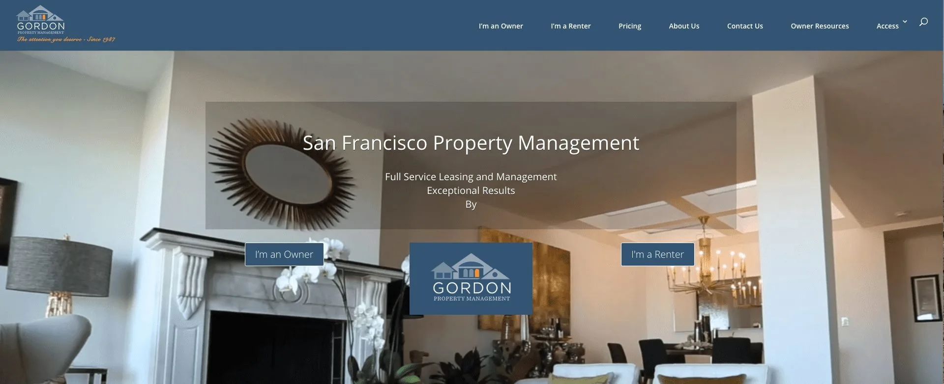 Gordon Property Management san francisco company website