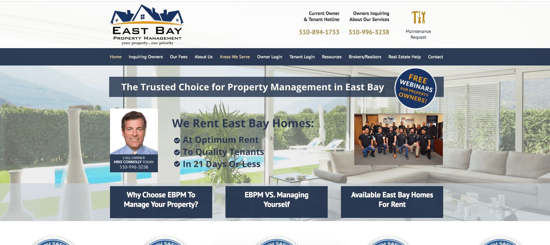 Easy bay property management, a property management company in San Francisco