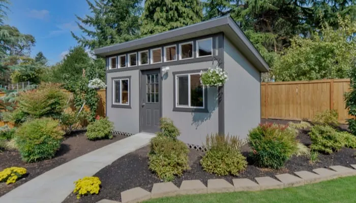 Luxury residential backyard exterior for the future of accessory dwelling units