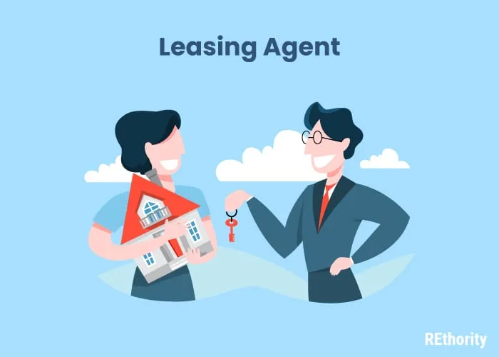 Leasing agent handing the keys to someone with a home in their hand as an image for a piece on what can you do with a real estate license