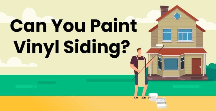 A featured image of the question can you paint vinyl siding with a buy paining his home with a large roller