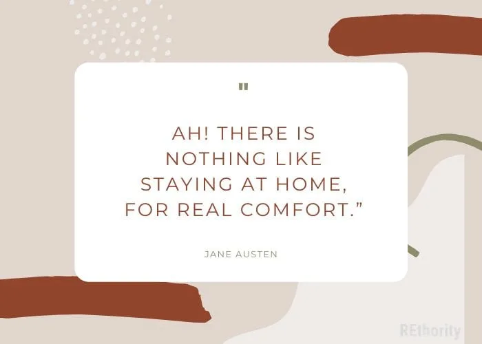 One of Jane Austen's Quotes About Home