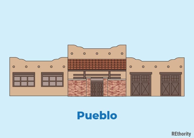 Image of a pueblo home style