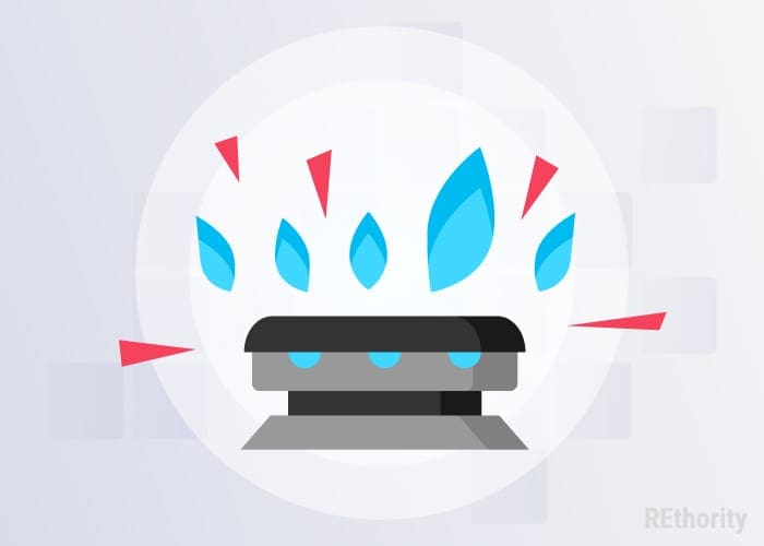 Wind on the water heater burner graphic