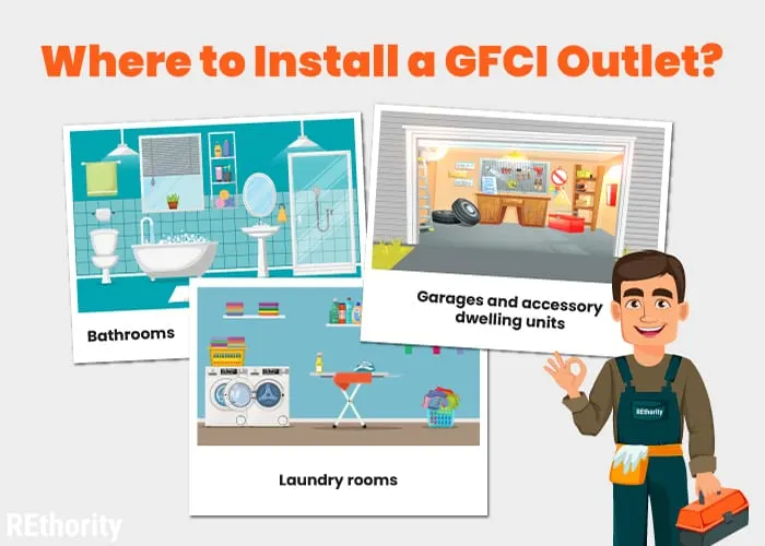 where to install a GFCI outlet