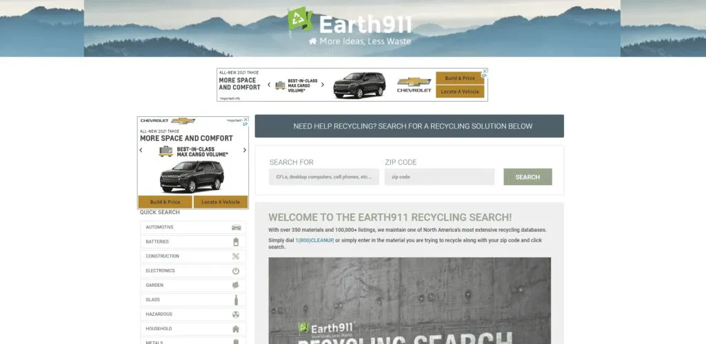 Earth 911 search ideas for a piece on how to dispose of old gas