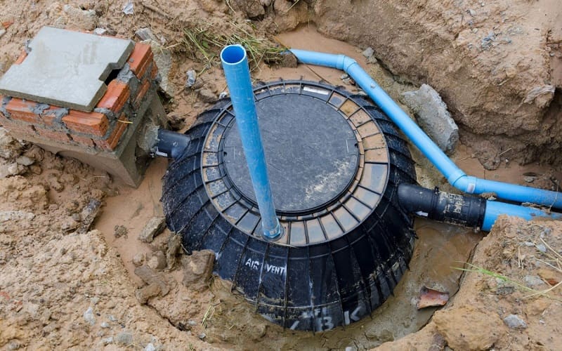 Installation and total cost of septic tank system