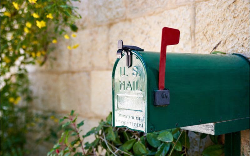 Adding a mailbox as an idea to increase curb appeal