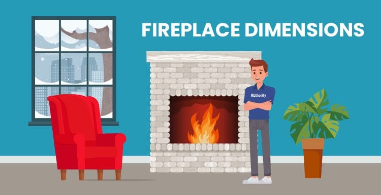 Fireplace dimensions featured image