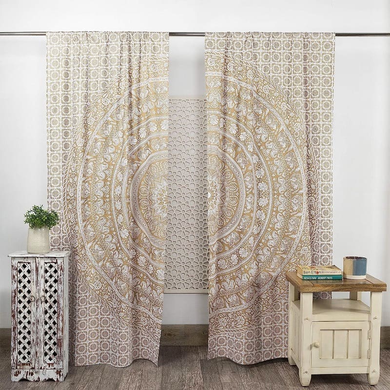 Popular Handicrafts – Elephant Mandala Curtain