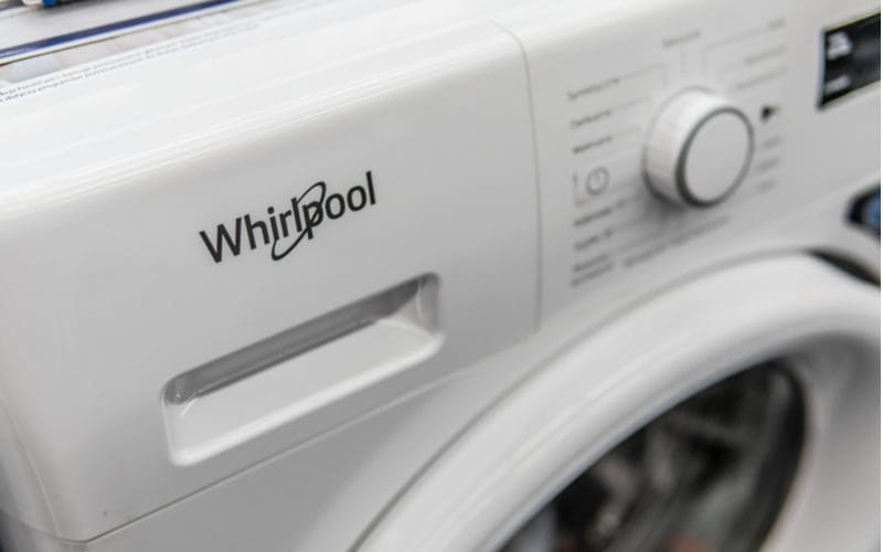 Image of a whirlpool washer and dryer in poland as a piece on the best washer and dryer brands