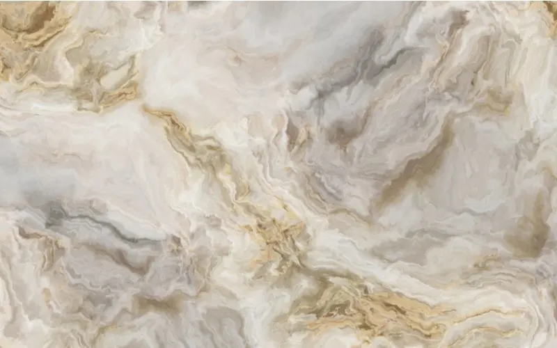 White and gold marble for a piece on white and gold bathroom ideas