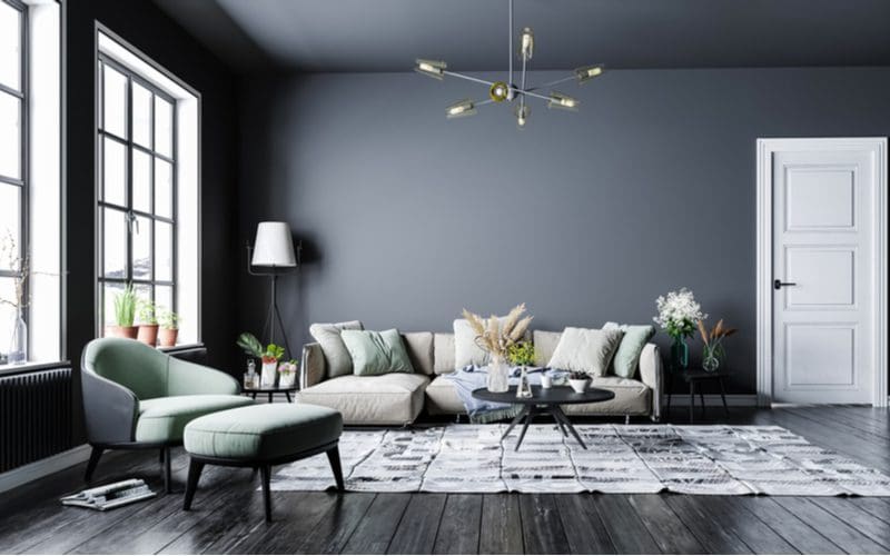 Grey Flooring Living Room Ideas 30, Dark Grey Floor Living Room Ideas