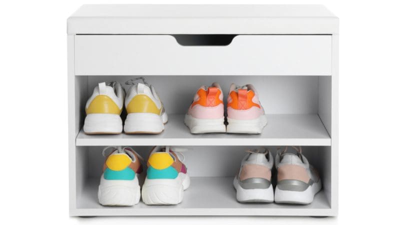 Shoe Storage Cabinet With Drawer