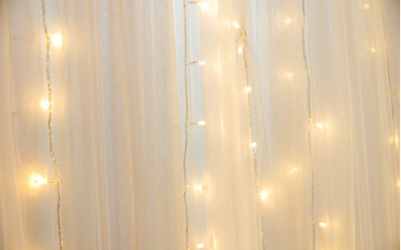 LED light curtain listed as one of the best ways to cover walls cheaply