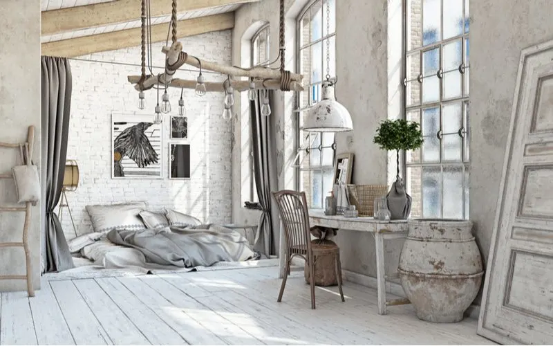 Well-decorated loft-style apartment to highlight how you can decorate your room using our suggestions for cool things to put in your bedroom