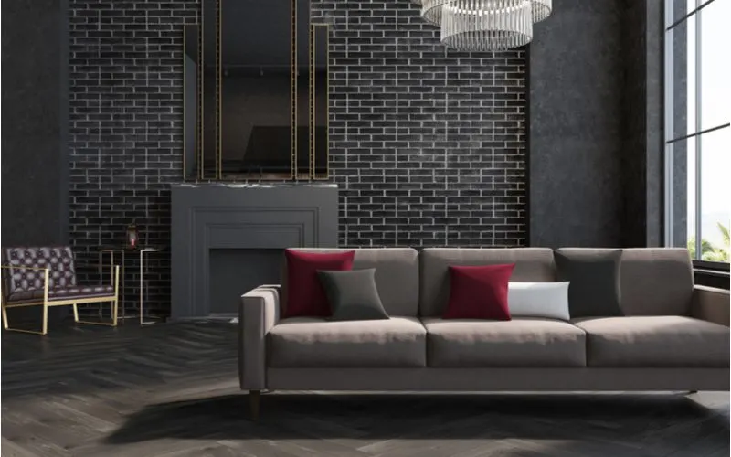 Dark Grey Herringbone Wood Floors for ideas for grey living room flooring