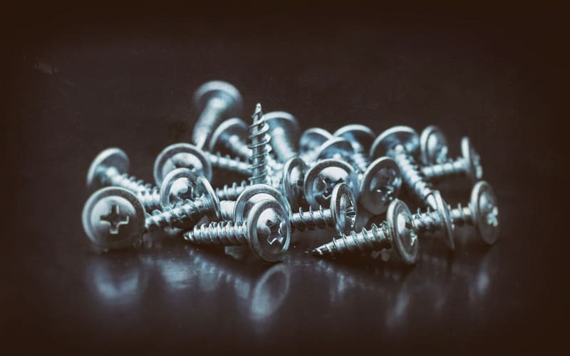 Sheet metal screws have wide threads to securely pull metals together