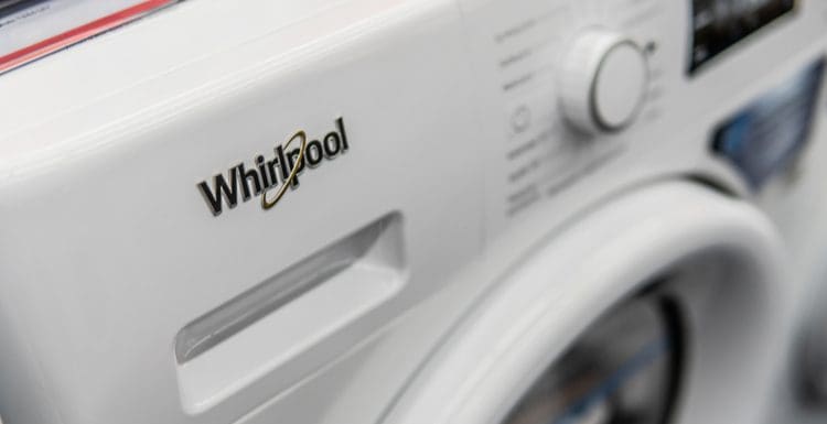 Featured image for a piece titled Whirlpool Duet Dryer Won't Start featuring a close-up image of such a dryer