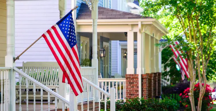 Which Side Of Porch To Hang American Flag? Discover The Proper Way To Do It